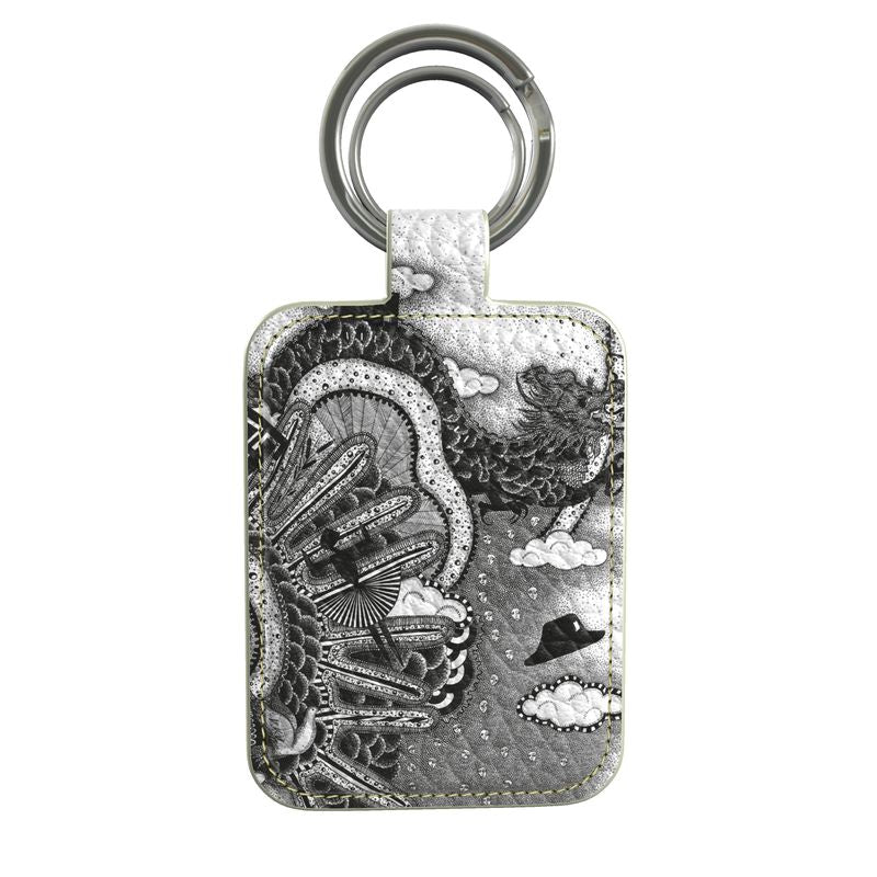 "DRAGON" LEATHER KEYRING