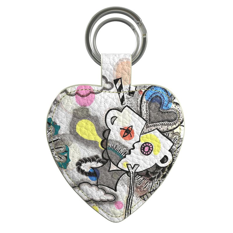 "ELIXIR OF LOVE" LEATHER KEYRING