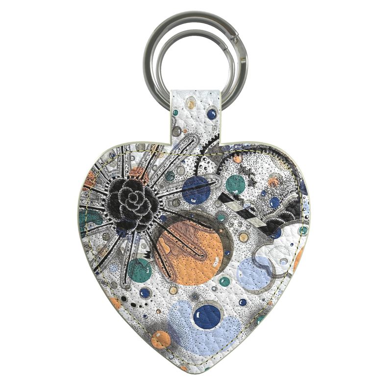 "ORANGEADE" LEATHER KEYRING