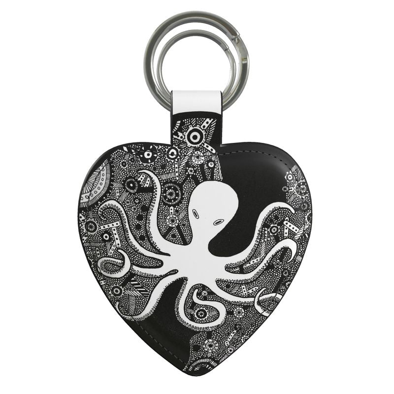 "OCTOPUS" LEATHER KEYRING