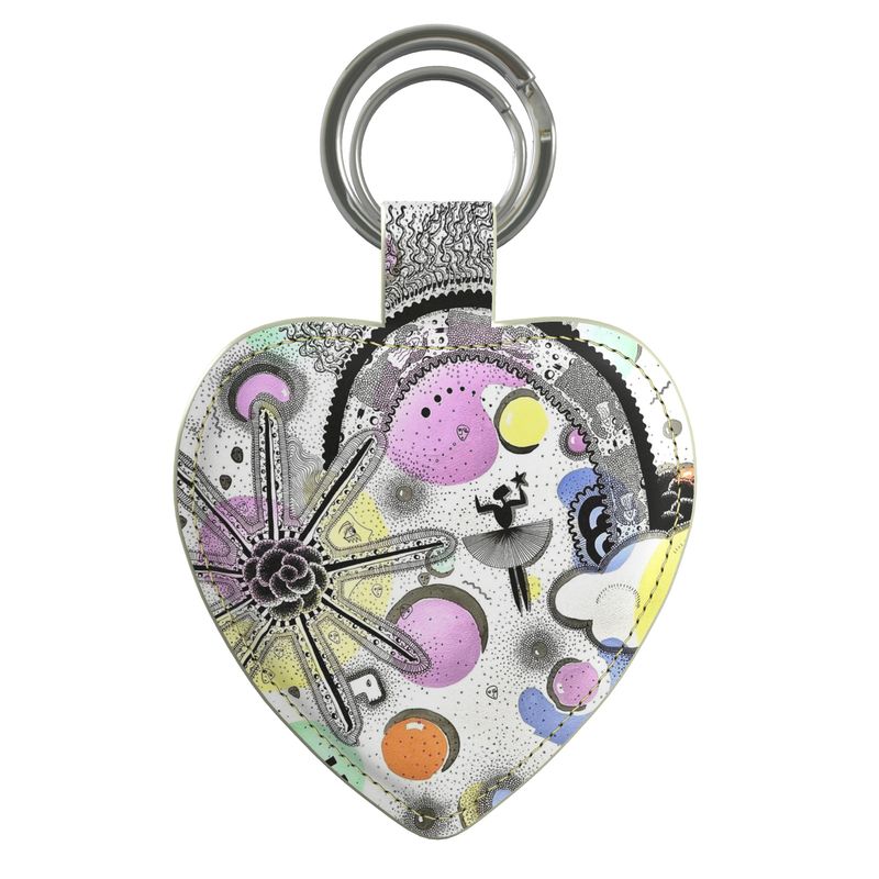 "BIBI" LEATHER KEYRING