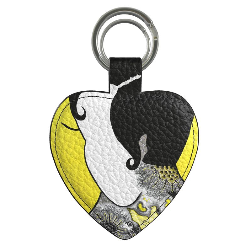 "JOSEPHINE" LEATHER KEYRING