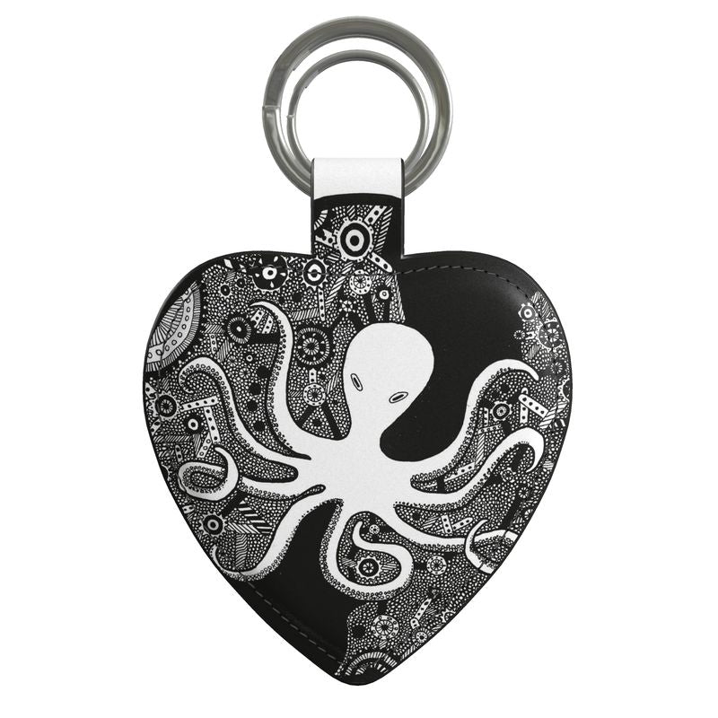 "OCTOPUS" LEATHER KEYRING