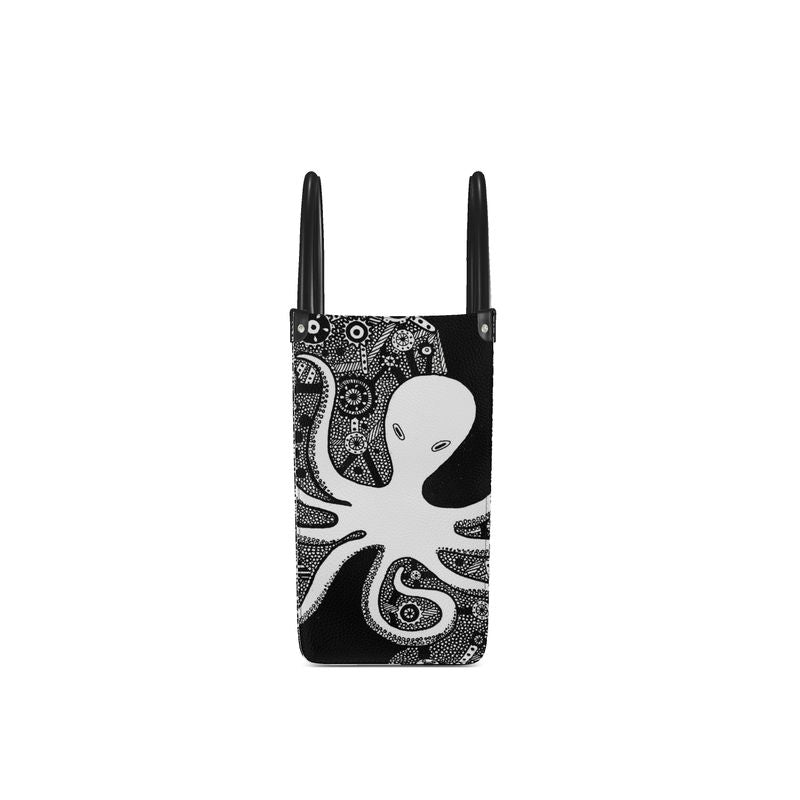 "OCTOPUS" LEATHER SHOPPER BAG