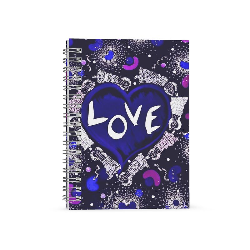 "LOVE" SPIRAL NOTE BOOK