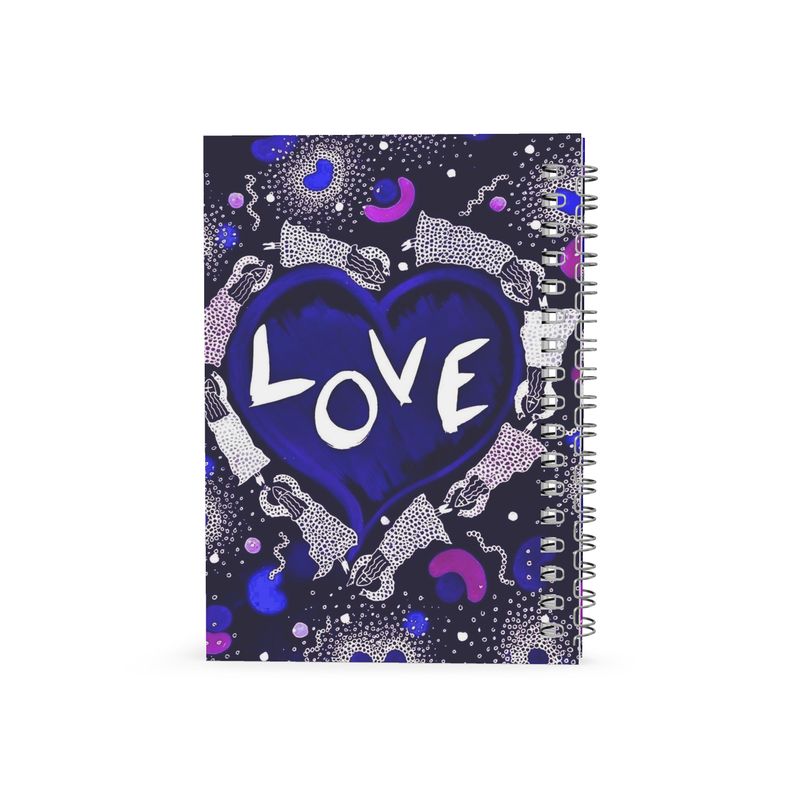 "LOVE" SPIRAL NOTE BOOK