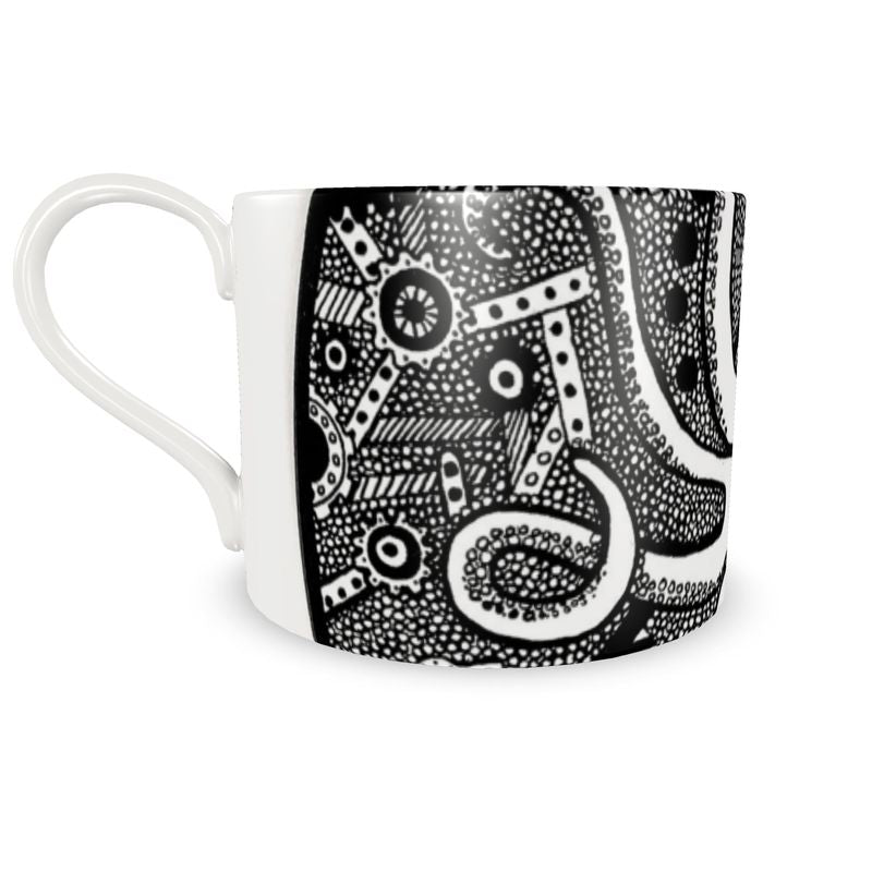 "OCTOPUS" CUP AND SAUCER